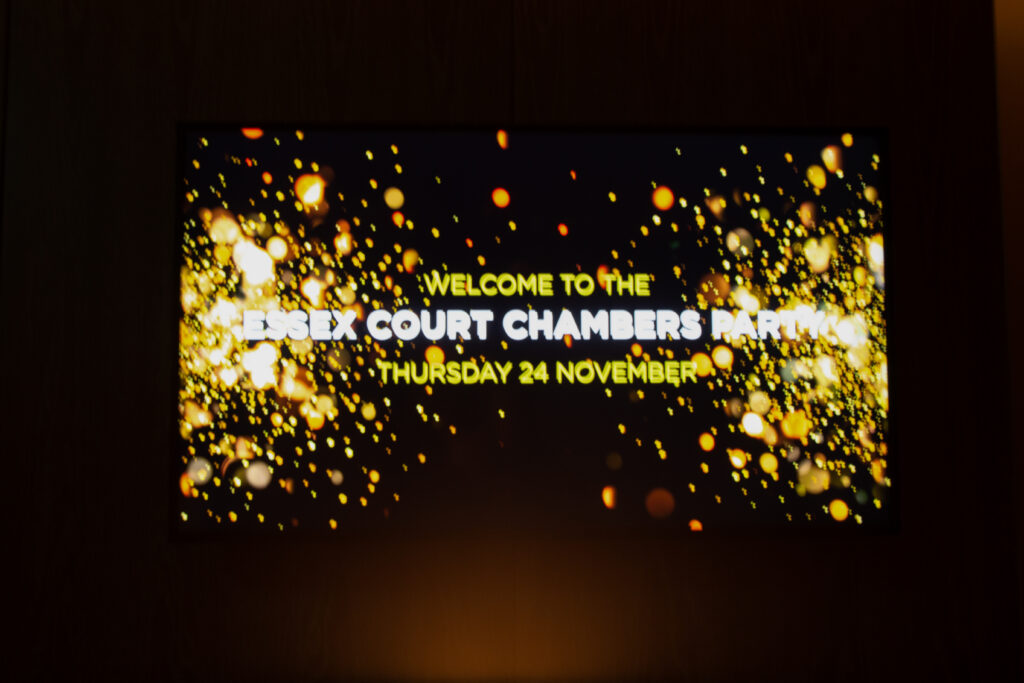 Essex Court Party banner